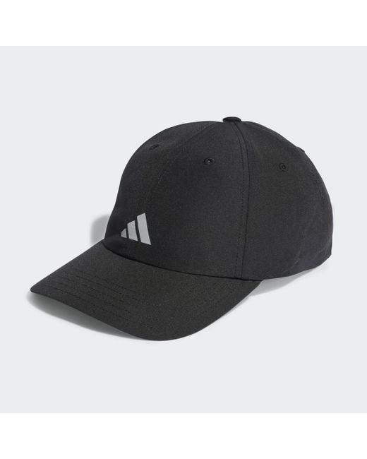 Adidas Black Running Essentials Aeroready Six-panel Baseball Cap