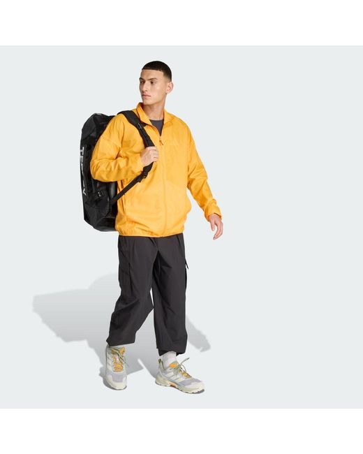 Adidas Orange Terrex Multi Clima365 Windweave Jacket for men