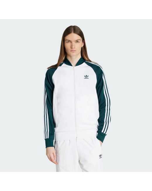 Track Jacket Adicolor Classics Sst di Adidas in Blue da Uomo