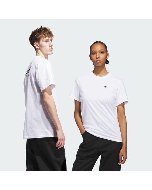 Adidas White 4.0 Logo T-Shirt