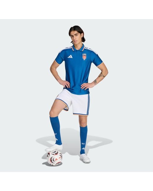 Adidas Blue Como 1907 26/27 Home Jersey for men