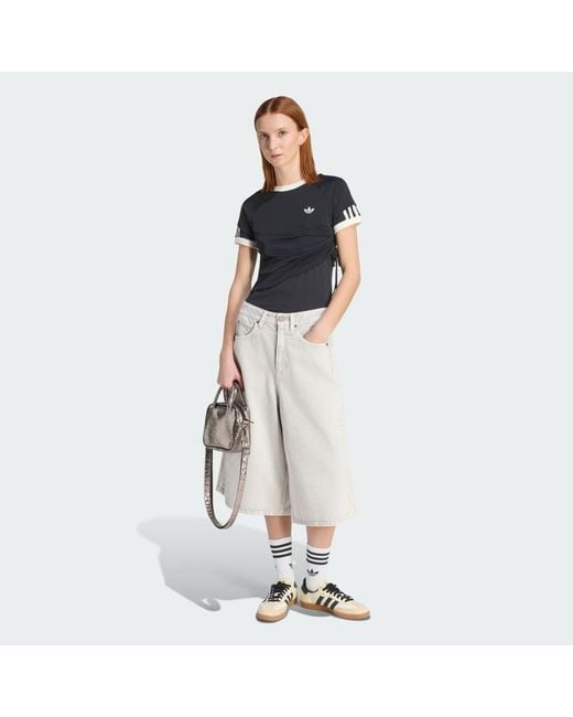 Adidas Black Double Layered Cali Tee