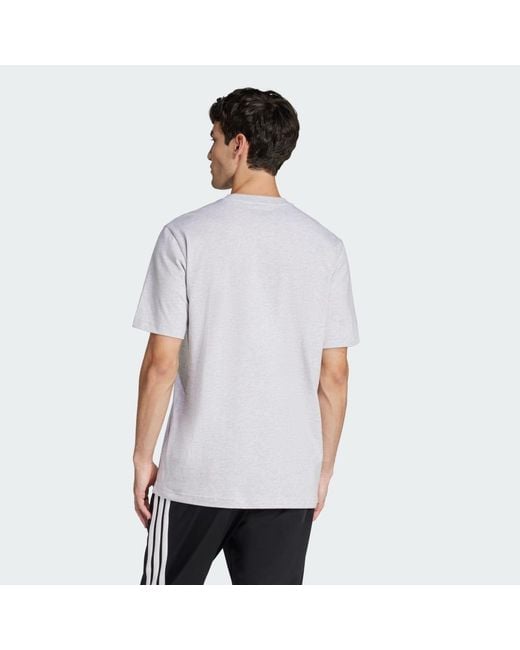 Adidas White Lounge Still Life Lemons Graphic Tee for men
