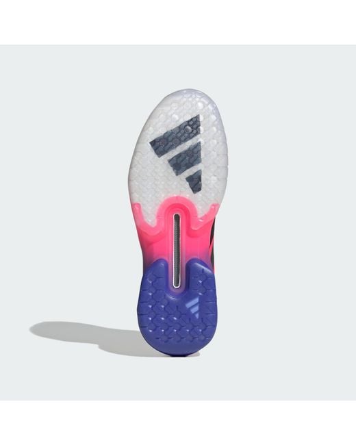 Adidas Pink Adizero Counterblast Indoor Shoes for men