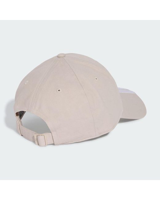 Adidas White 3-Stripes New Logo Baseball Cap