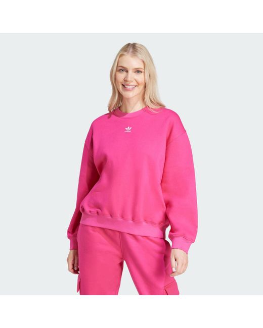 Adidas Essentials Sweater in het Pink