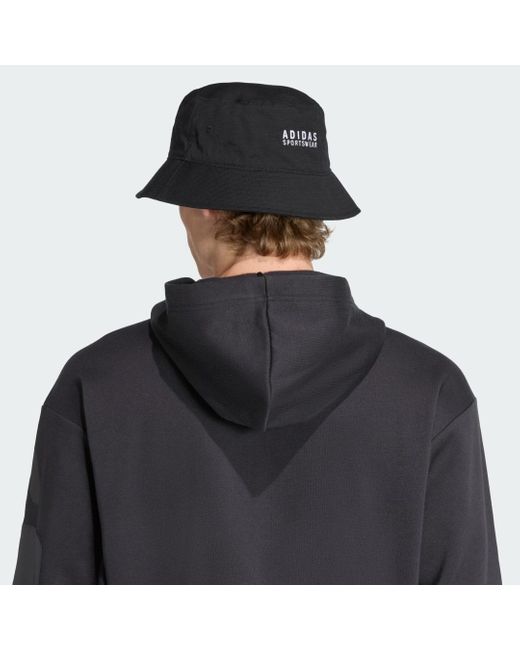 Adidas Black Sportswear Classic Bucket Hat