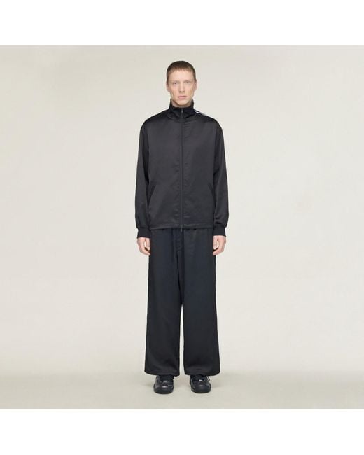 Adidas Blue Y-3 Satin Gradient 3 Stripes Track Pants