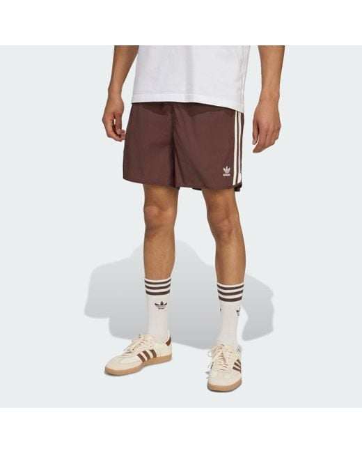 Adidas Originals Brown Adicolor Classics Sprinter Shorts for men