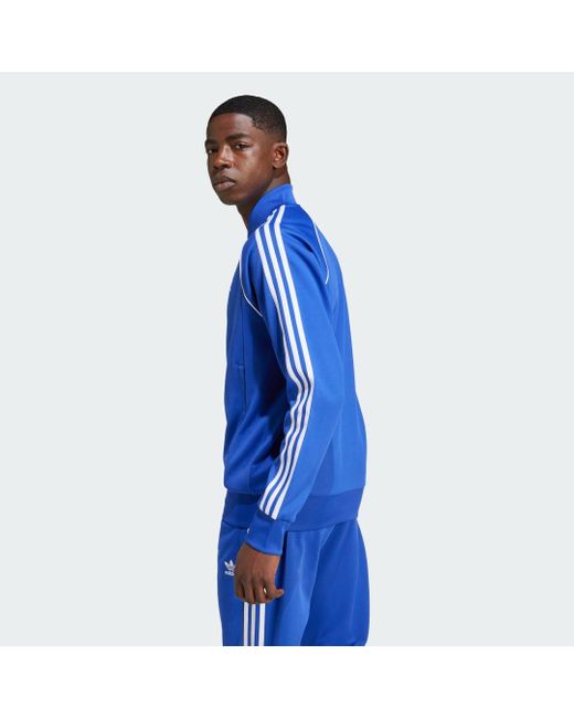 Track Jacket Adicolor Classics Sst di Adidas in Blue da Uomo