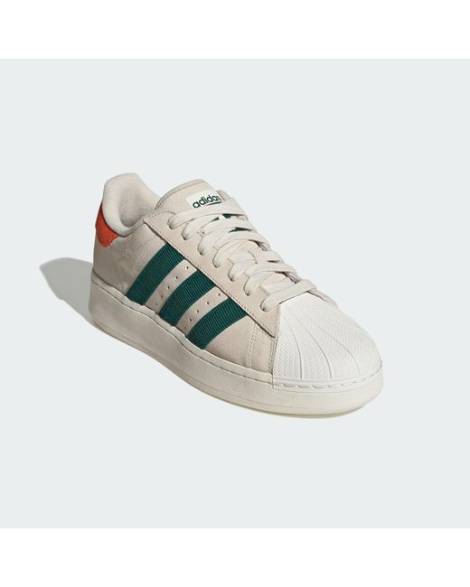Superstar 80s cheap trainers white/green/ruby