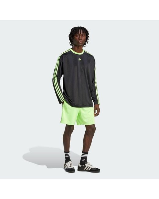 Adidas Black Adicolor Jacquard Long-Sleeve Jersey for men