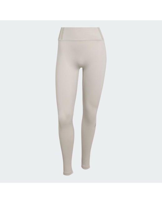 Adidas White All Me Winterized Leggings