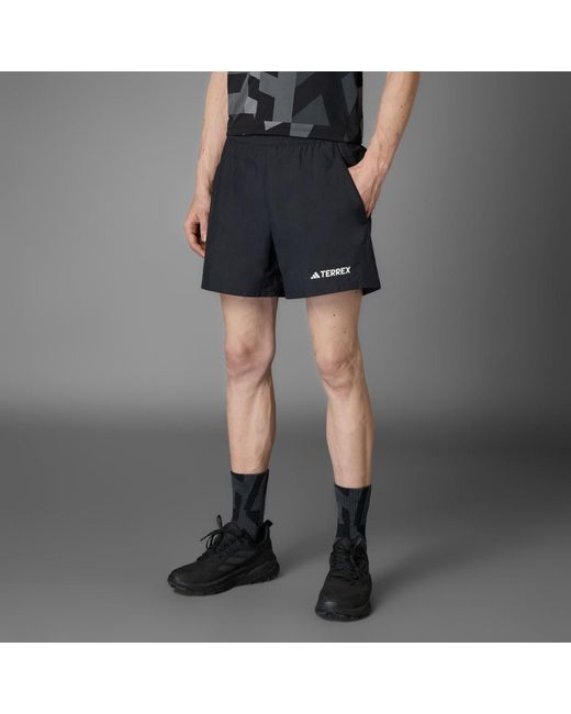 Adidas Black Terrex Multi Shorts for men