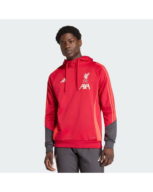 Adidas Red Liverpool Fc Tiro 25 Competition Training Hoodie for men