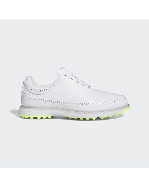 Adidas White Modern Classic 80 Spikeless Golf Shoes