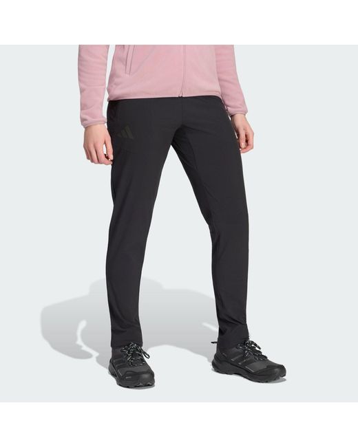 Adidas Blue Terrex Multi Essentials Stretch Tracksuit Bottoms