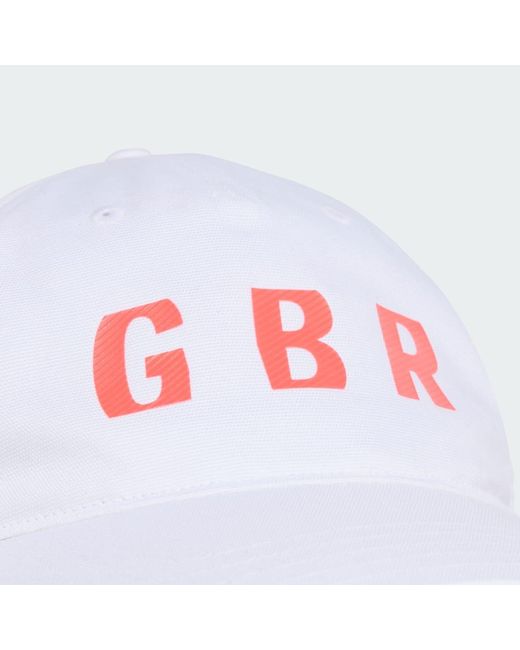 Adidas White Team Gb Cap