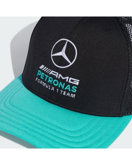 Adidas Green Mercedes-Amg Petronas Formula 1 Team Dna Flatbrim Cap