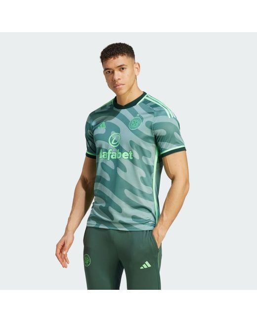 Adidas Green Celtic Fc 23/24 Third Jersey for men