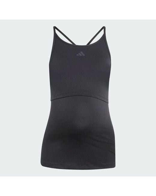 Adidas Black Workout Tank Top Maternity