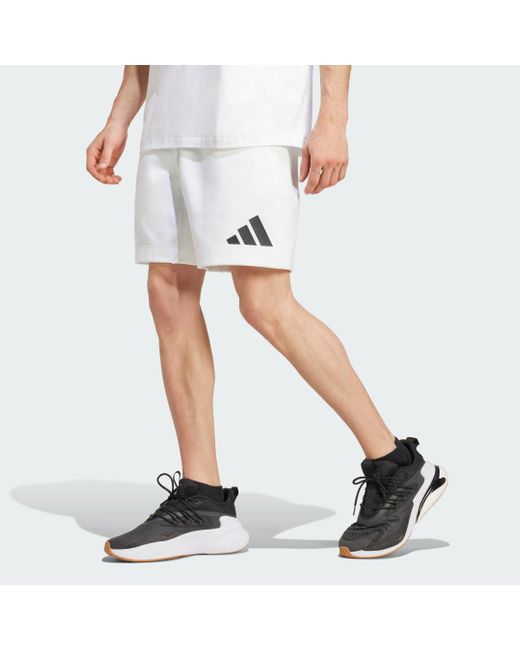 Adidas White Z. N.E. Shorts for men