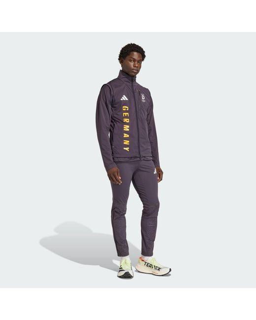 Adidas Purple Team D Xploric Crosscountry-Ski Softshell Vest for men
