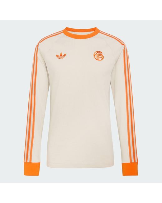 Adidas Natural Fc Bayern Originals Long Sleeve T-Shirt for men