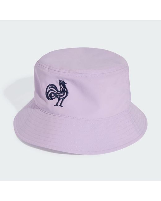 Adidas Purple France Bucket Hat