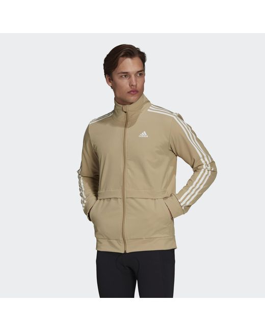 adidas The Cold.rdy Trackstand Cycling Jacket in Natural for Men | Lyst UK