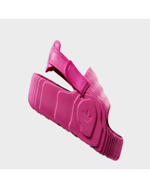 Adidas Pink Adilette 22 Xlg Slides
