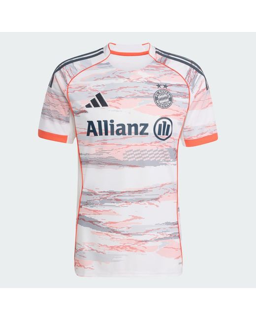 Adidas White Fc Bayern 25/26 'S Team) Away Jersey for men