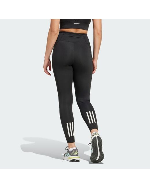 Adidas Black Own The Run 7/8 Leggings