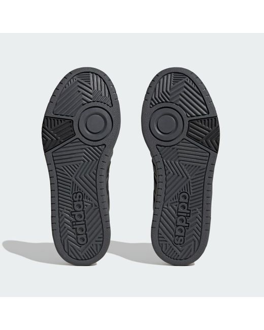 Adidas Black Hoops 3.0 Mid Boots