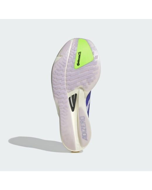Adidas Blue Adizero Takumi Sen 11 Running Shoes
