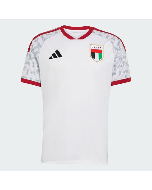 Adidas White United Arab Emirates 26 Home Jersey for men