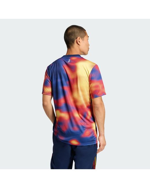 Adidas Blue Ajax Amsterdam X Id&Amp;T Jersey for men