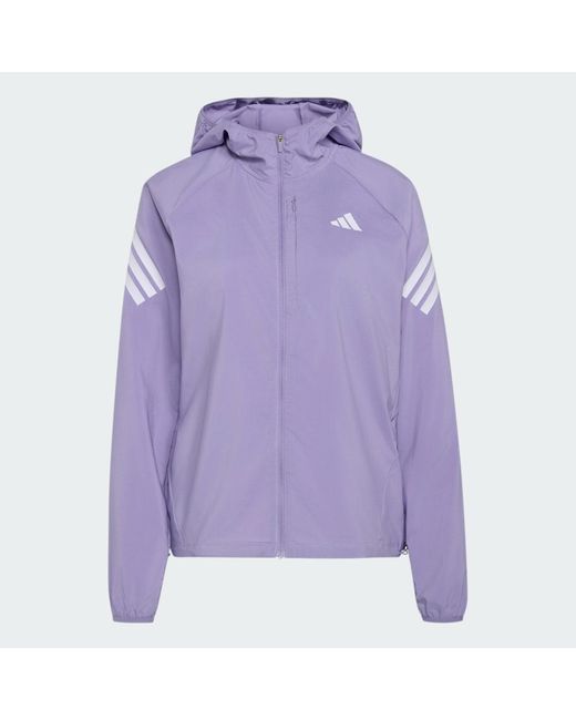 Adidas Purple Adi365 Iconic Running Jacket
