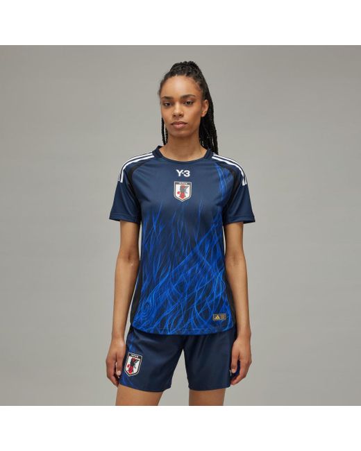 Adidas Blue Japan X Y-3 24 Home Authentic Jersey