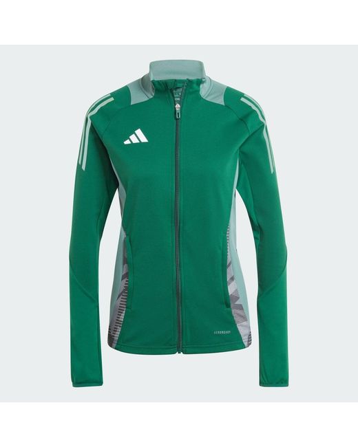 Adidas Green Tiro 24 Competition Training Track Top