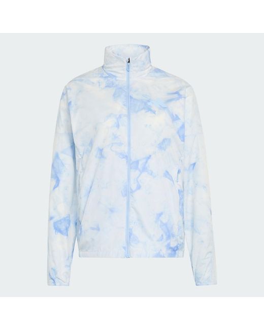 Adidas Blue Terrex Spray Dye Clima365 Wind Jacket