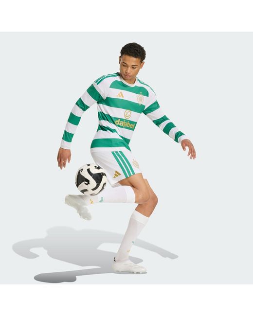 Adidas White Celtic Fc 26/27 Home Short for men