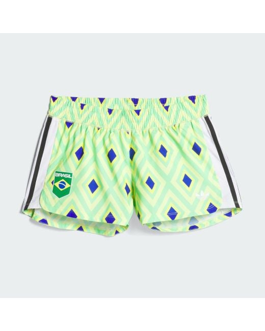 Adidas Green Brasil Skateboarding Shorts