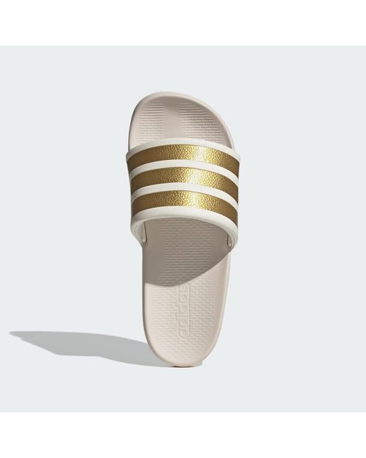 Adidas Metallic Adilette Comfort 2.0 Slides