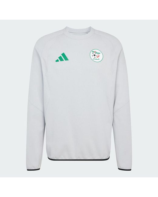 Adidas Gray Algeria Tiro Travel Full Zip Windbreaker for men