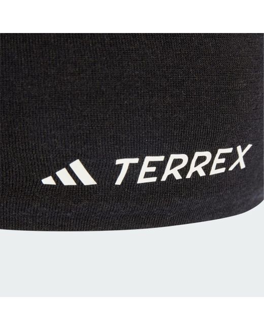 Adidas Black Terrex Cold.Rdy Merino Wool Headband