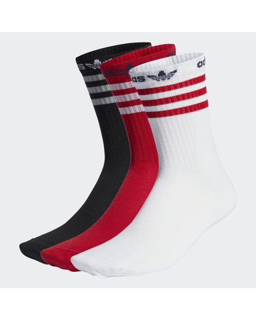 black and red adidas socks