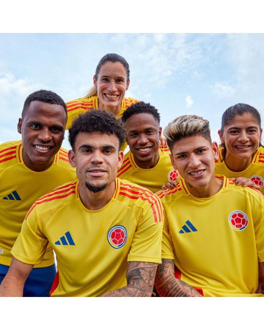Colombia 24 Home di Adidas in Yellow da Uomo