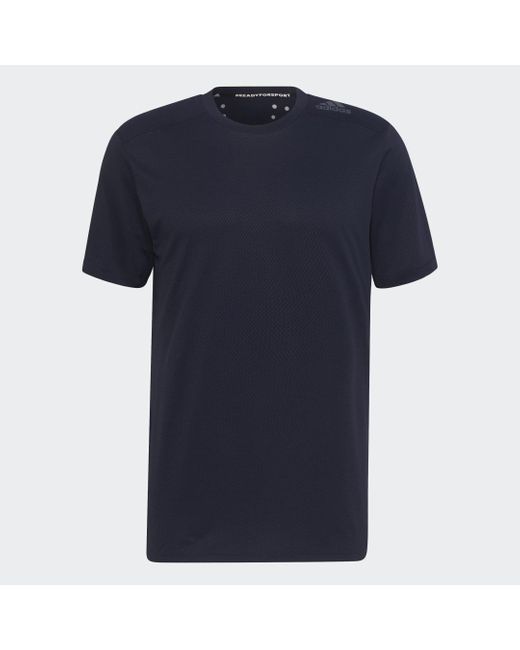 Adidas Blue Designed 4 Training Heat.Rdy Hiit T-Shirt for men