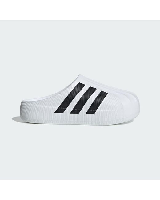 Adidas White Superstar Mule Shoes